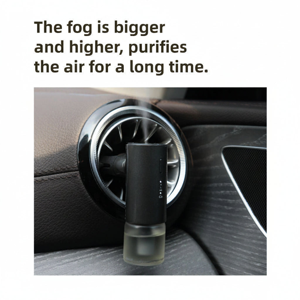 Portable rechargeable air freshener machine for car use