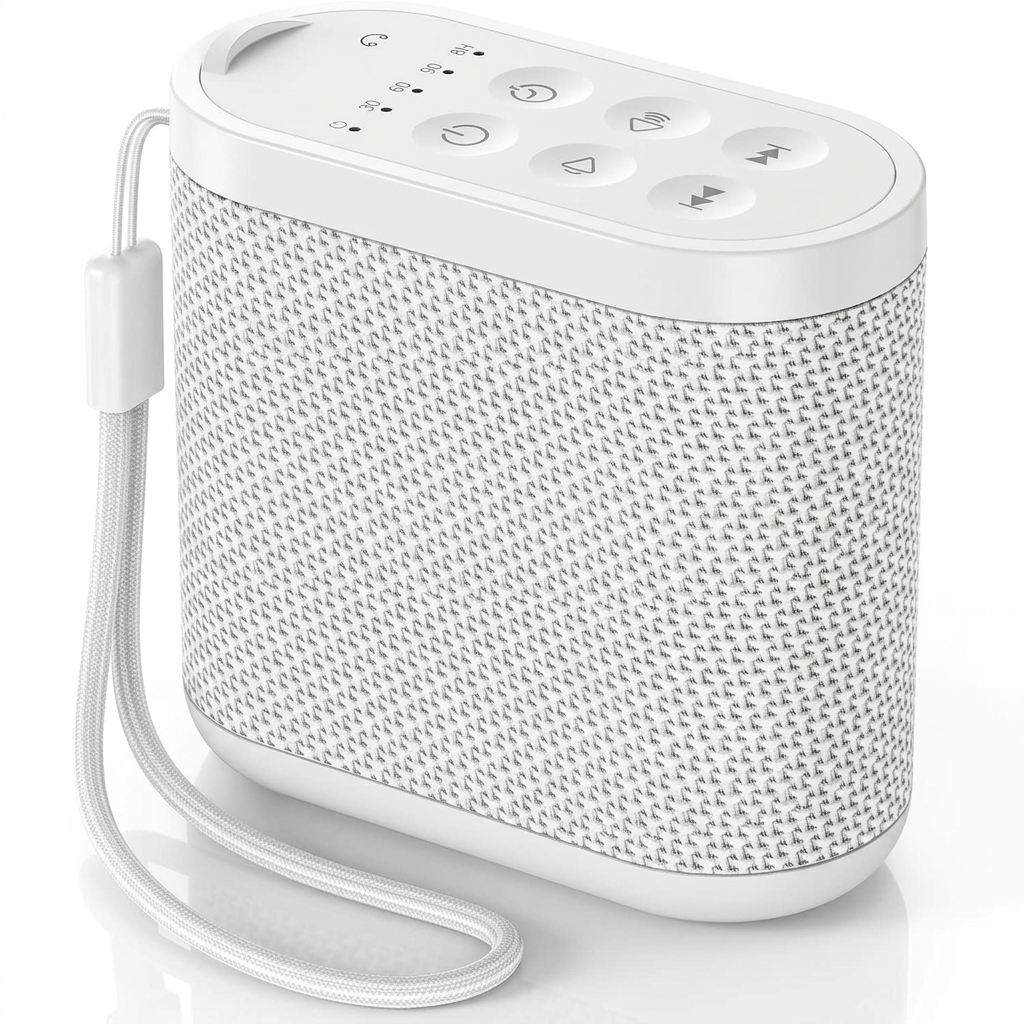Portable Rechargeable White Noise Machine With 21 Sounds