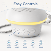 Portable Sound Machine with Power and Volume Controls