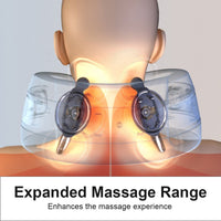 Portable kneading massager designed for the upper back