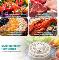 Portable vegetable washing device for everyday kitchen preparation