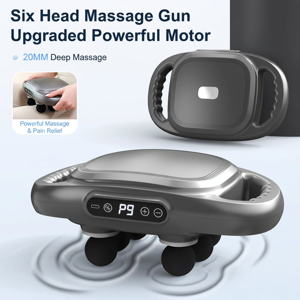 Portable vibration body massager with adjustable speed settings
