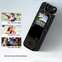 Pocket size portable camera for travel vlogging