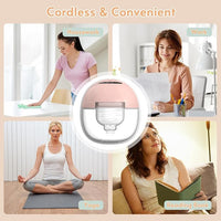 Portable milk expression pump with all-in-one design for everyday pumping routines