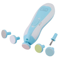 Portable newborn nail care case with organized trimmer and interchangeable pads