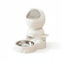 Portion Control Pet Feeder with Automatic Food Dispensing
