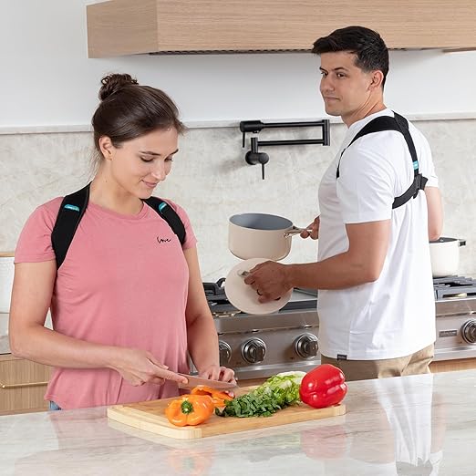 Posture corrector with fully adjustable straps for personalized comfort and pain relief