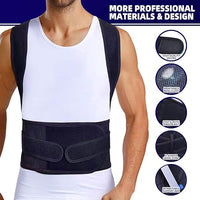 Close-up of adjustable straps on posture corrector for secure fit