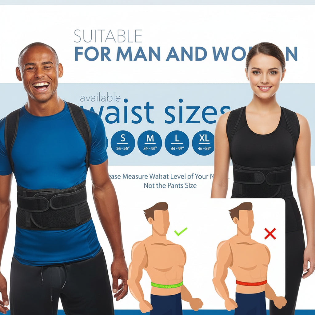 Posture corrector worn while sitting at a desk