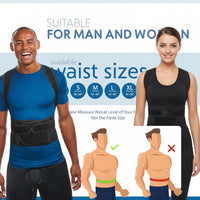 Posture corrector worn while sitting at a desk