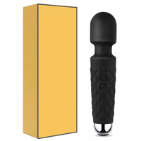 Power wand massager with 8 speeds, 20 vibration modes, and wireless functionality for muscle aches and sports recovery