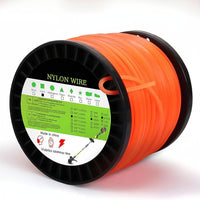 Premium square orange weed eater string 0.095 inches for trimmers