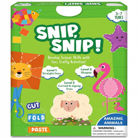 Preschool activity book with fun cutting activities for fine motor skill development