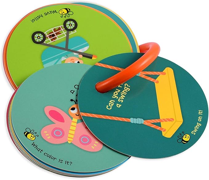 Preschool activity cards outdoor learning toy