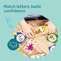 Preschool letter matching puzzle toy wooden educational toy for kids