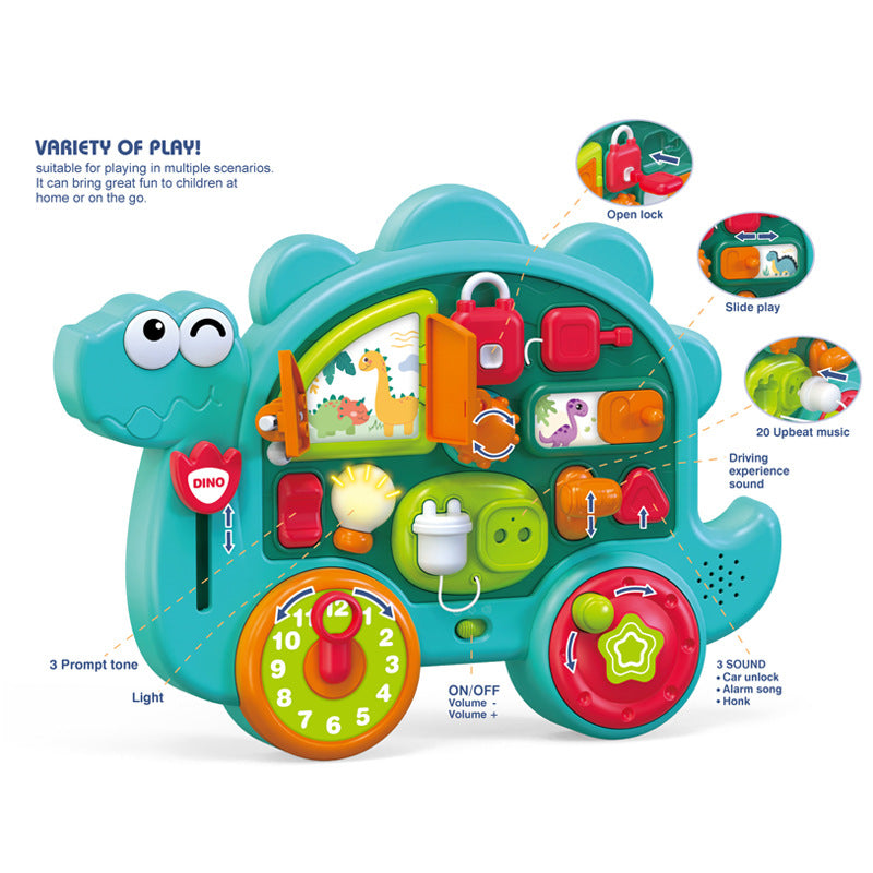 Press and play baby learning toy for fine motor skills