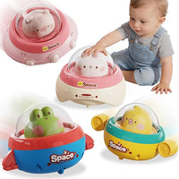 Press and go animal car toy set 4 pcs for babies and toddlers