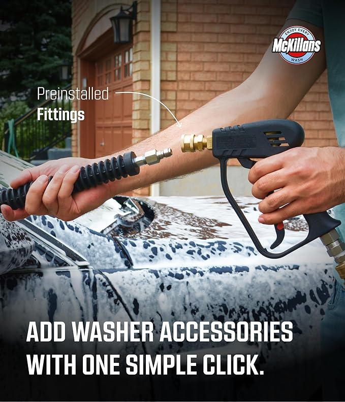 Complete package including spray wand and manual