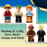 pretend play pirate ship set for anime fans with One Piece figures