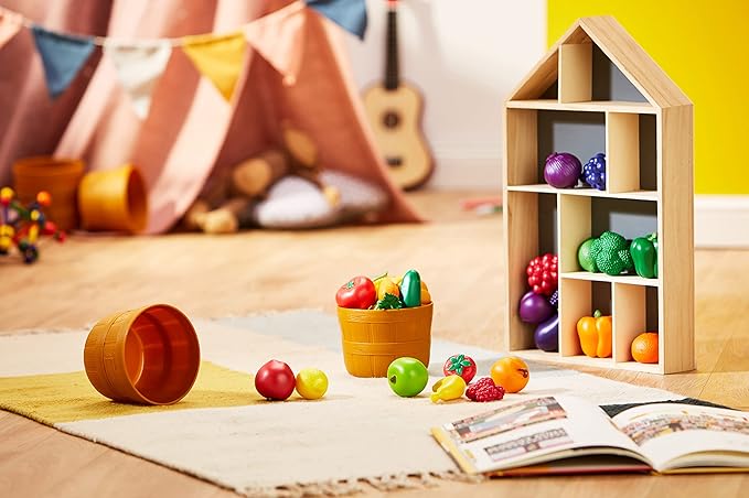 Pretend slicing food toy for kids kitchen role play