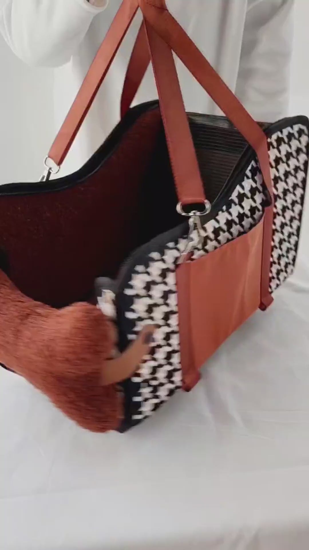 Small dog car seat and pet carrier for vehicle travel