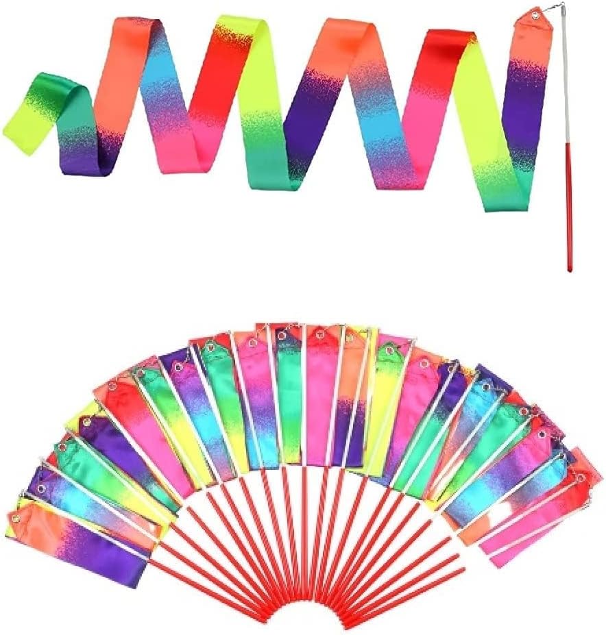 Princess party supplies – ribbon dancing wands for kids’ events and games