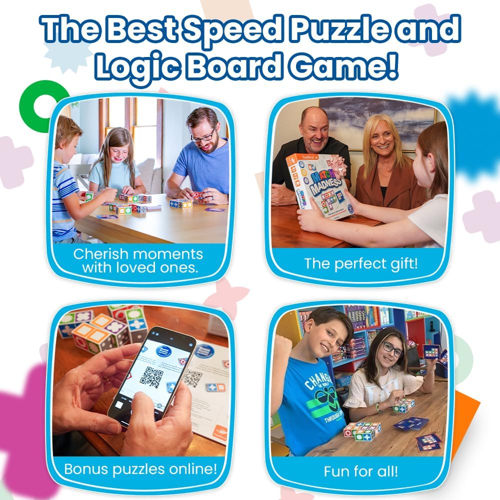 Problem-solving board game for kids 5+ years