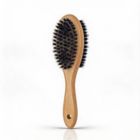 Professional Cat Hairbrush with Soft Boar Bristles