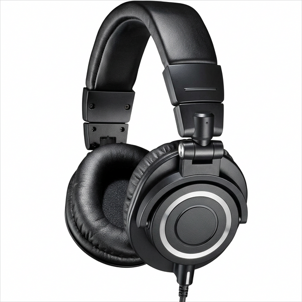 Professional Studio Monitor Headphones, Black, Critically Acclaimed, Detachable Cable, Professional Grade Sound