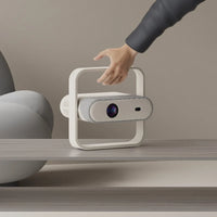 Audio video setup with projector speaker and HDMI cable