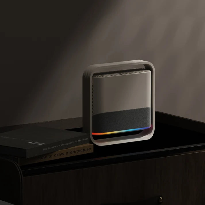 Projector and wireless speaker bundle setup for entertainment