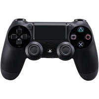 wireless controller for ps4 black dual analog gamepad front view