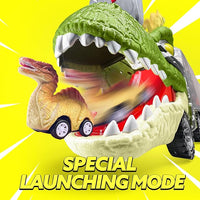 Pull-back dinosaur cars set for kids’ play and imagination
