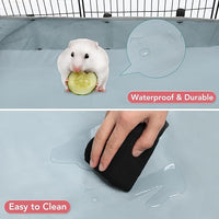 Puppy Play Pen Indoor Outdoor Metal Fence with Mat