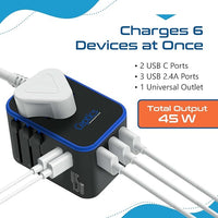 Travel Adapter QC 3.0 USB Fast Charging