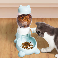 Quantitative Pet Feeder with Portion Dispensing Design