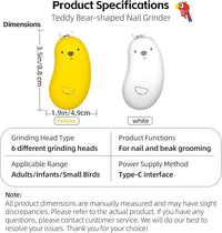 Quiet Bird Grooming Tool for Trimming Nails and Maintaining Beaks of Small Birds