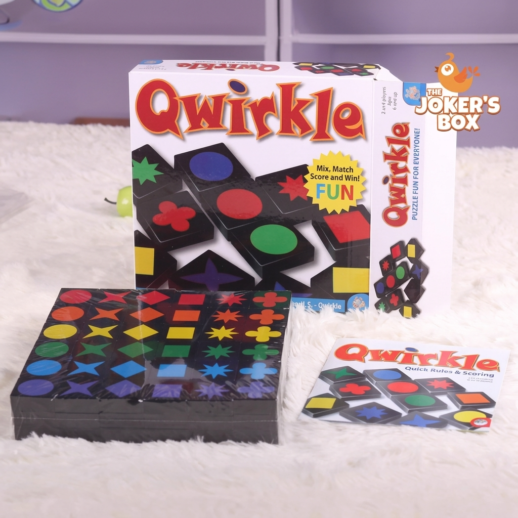 Qwirkle Board Game by MindWare for family strategy fun