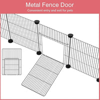 Rabbit Playpen Fence Portable 12 Panel Pet Enclosure