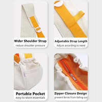 Rabbit, Puppy, and Kitten Sling Carrier with Soft Fabric and Hands-Free Design