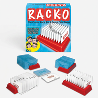 Rack number card game classic family tabletop game