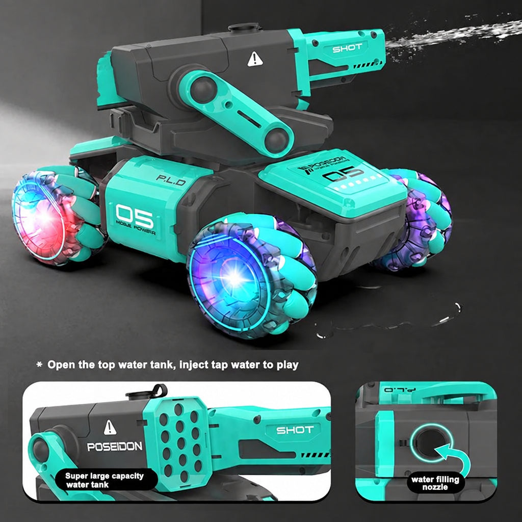 RC car with LED light effects