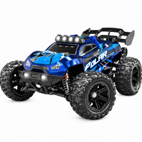 Front-angle view of an RC racing car displaying its exterior styling.