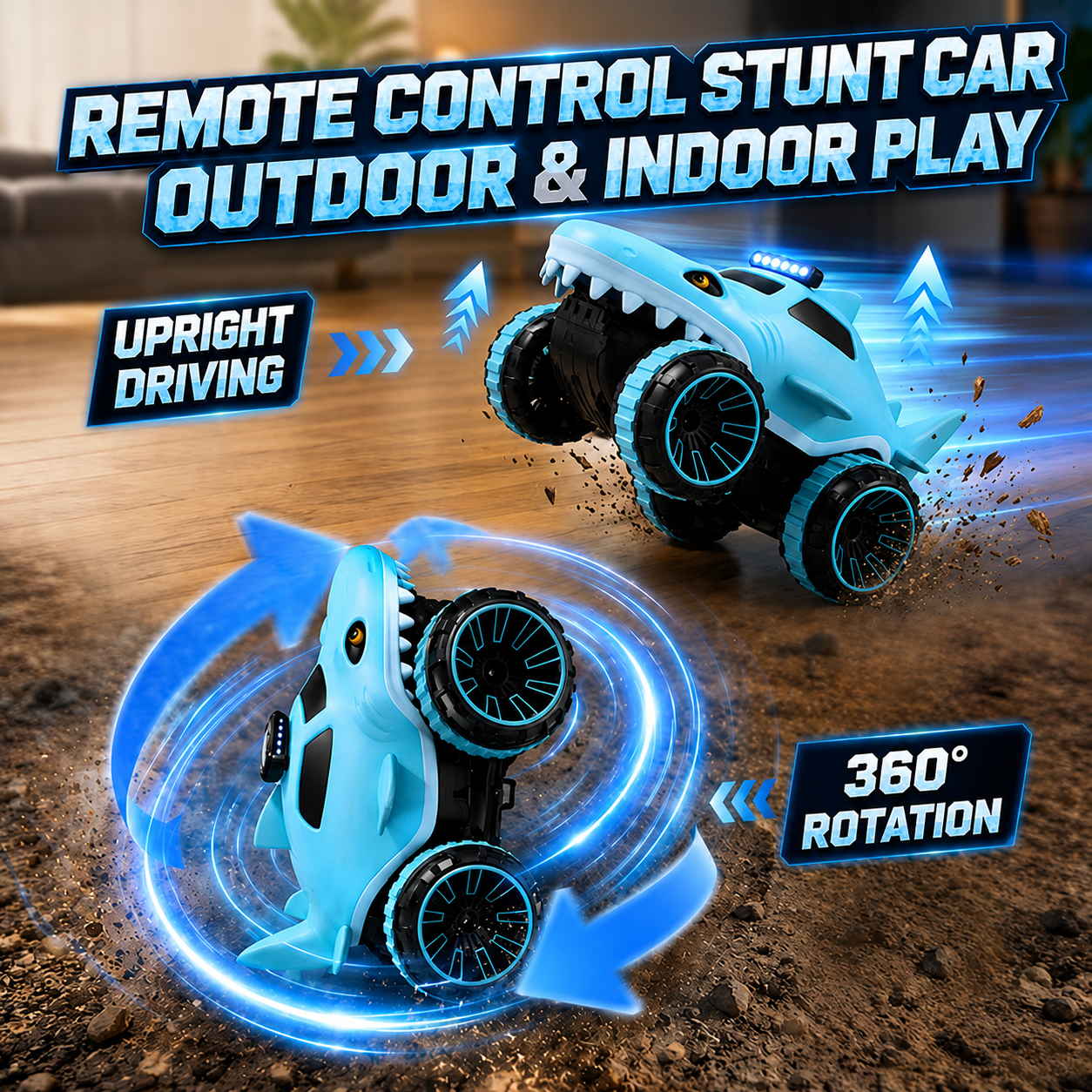 RC remote control cars for indoor and outdoor play
