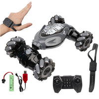 RC stunt car with hand gesture control and 2.4G remote