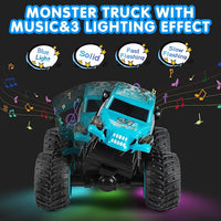 RC truck with 360 degree spinning action