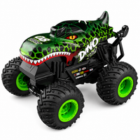 RC truck supplied with two vehicle batteries