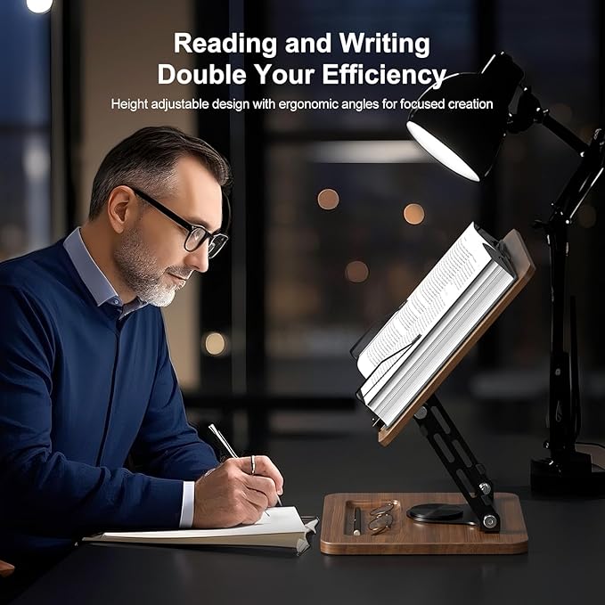 reading stand adjustable angle and height ergonomic support