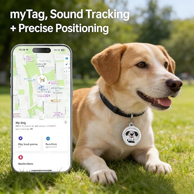 real-time pet tracking device with anti-lost collar