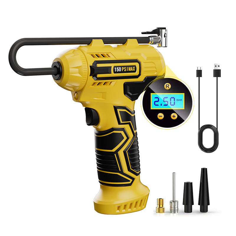 Rechargeable Air Compressor For Bike Motorcycle And Car Tires
